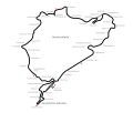 Gesamtstrecke mit neuer Grand-Prix-Strecke 1984–1994