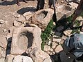 Stone troughs at the well of Ma'on