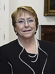 Michelle Bachelet Jeria (2006-2010, 2014-2018) 73 años