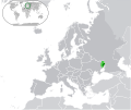 Mapa Evropy znázorňující polohu Svazu lidových republik