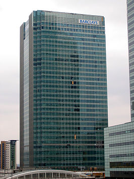 One Churchill Place, het hoofdkantoor van Barclays