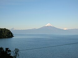 Llanquihue Lake and the Osorno Volcano