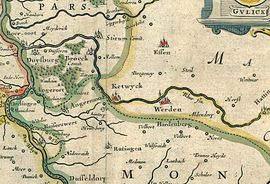 Ausschnitt aus dem Atlas Maior von 1640