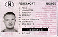 Førerkortet mitt