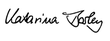 Signature de Katarina Barley