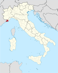 Provincia di Imperia – Localizzazione