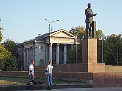 Leninstatue i Simferopol