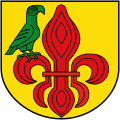 Lilie und Sittich: Wappen von Elmpt