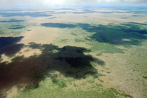 Foto aérea de la reserva