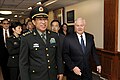 General Xu Caihou, vice chairman of the Central Military Commission of the People's Republic of China meets U.S. Defense Secretary Robert Gates in Washington D.C.