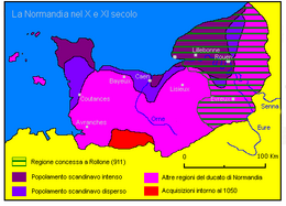 Ducato di Normandia - Localizzazione