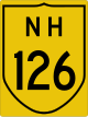 National Highway 126 shield}}