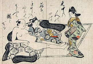 菱川 師宣 Hishikawa Moronobu (1618–1694) Possibly the first nanshoku erotic print