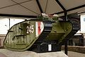 Mark IV "female" tank on display in Ashford, Kent, England