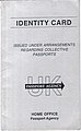 2001年に旅券局が発行した「集団パスポートに関する取り決め」に基づいたIDカード