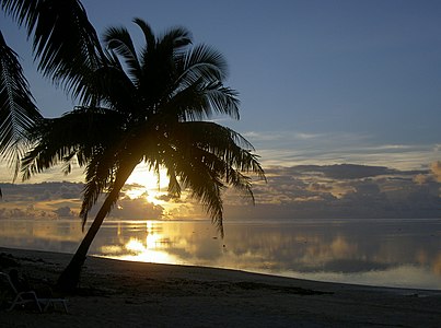 Aitutaki in the Cook Islands.