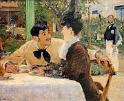 La restaurantul Père Lathuille, 1879, Musée des Beaux-Arts Tournai