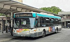 Scania Omnicity II sur la ligne 148 à Bobigny Pablo Picasso.