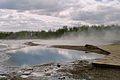 Pool of icelandic geyser