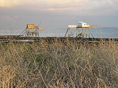 L'Île Madame et ses carrelets, dans le nord-ouest.