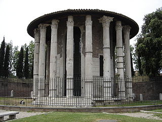 The Temple of Hercules in the Forum Boarium