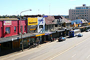 Beecroft Rd. Epping as seen from the footbridge to Epping Railway Station