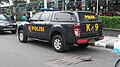 An Indonesian K9 Police Unit Vehicle