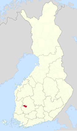 Location of Hämeenkyrö in Finland