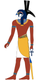 Horus and Set depicted as one