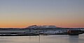 Vega sett fra Brønnøysund en novemberdag.