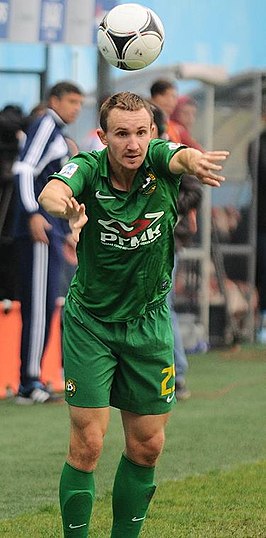 Kozlov in dienst van FK Koeban Krasnodar, 2012.