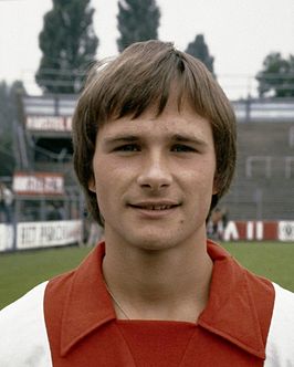 Peter Boeve bij Ajax, 24-7-1979.