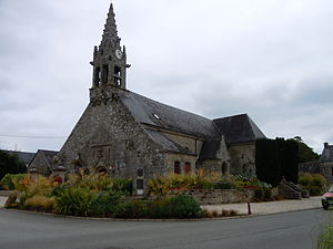 L'extérieur de l'église.