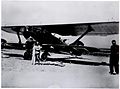 Sabiha Gökçen poses with her Bréguet 19