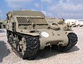 Sherman-based medevac vehicle (HVSS version) in Yad la-Shiryon Museum, Israel.