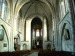 Nef de Notre-Dame de la Couture (1180-déb XIIIe siècle).