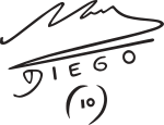 Diego Maradona Signature