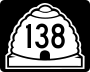 State Route 138 marker