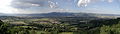 Panorama della valle tiberina vista da Citerna.