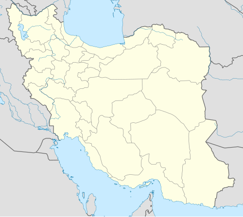 Carte des aéroports en Iran