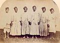 Shakyas in jāmā gowns, c. 1868-1875