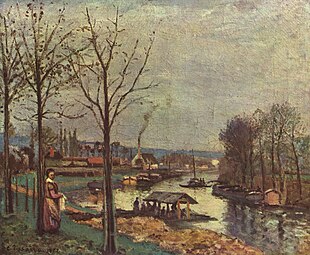 La Seine à Port-Marly, le lavoir Camille Pissarro Musée d'Orsay, Paris