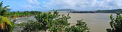 A view of Baracoa across the bay