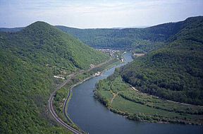 Die Doubs tussen Laissey en Deluz