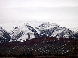 Mount Binalud, located within the county.