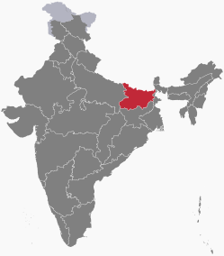 インド国内の位置