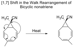 walk rearrangement of bicycle nonatriene