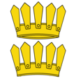 Example of Palisado crowns (English Heraldry)