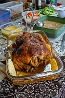 Chester chicken with pineapple in Rio de Janeiro - Brazil