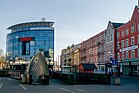 Plac Stulecia (Centennial Square) in Sosnowiec, the second largest city in the urban area